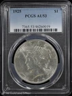 1925-P $1 Peace Silver Dollar PCGS AU 53