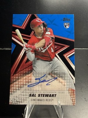 2026 Topps Series 2 Sal Stewart RC Auto Baseball Stars Reds #BSA2-SS blue/150