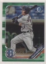 2019 Bowman Draft Chrome Green Refractor 10/99 Brock Deatherage #BDC-5 yh2