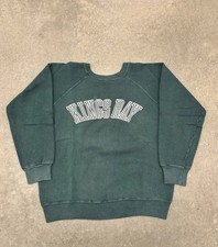 Vintage 1970s Kings Bay Champion Blue Bar Sweatshirt