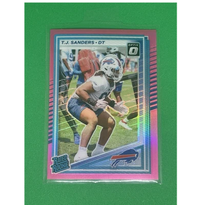 Panini Donruss Optic Rated Rookie Prizm T.J. Sanders Buffalo Bills NFL 2025 #351 - Bild 1 von 2