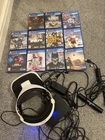 PlayStation VR 1 Headset and Camera Bundle for PS4/PS5 Games Included