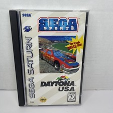 Daytona USA (Sega Saturn, 1995) Complete W/Reg card * TESTED and WORKING**