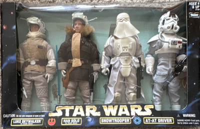 Kenner Star Wars Action Collection 4-Pack Luke Han Snowtrooper AT-AT 1996