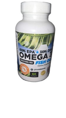 Forte Naturals Omega 3 Fish Oil 2500mg 1300mg EPA 600mg DHA 60 Softgels