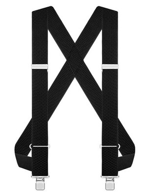 Suspenders for Men Heavy Duty Belt 1.6''/Black