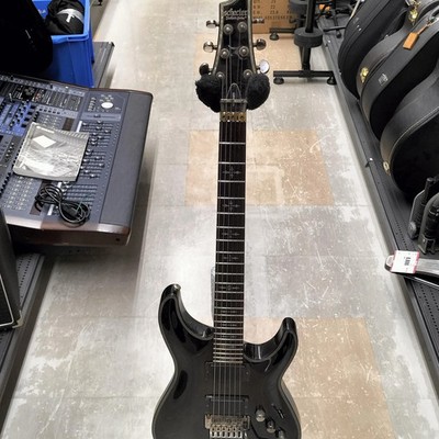 (SCHECTER) C-1 FR HELLRAIZER Gebraucht Mahagoni Korpus Ebenholz Griffbrett mi...