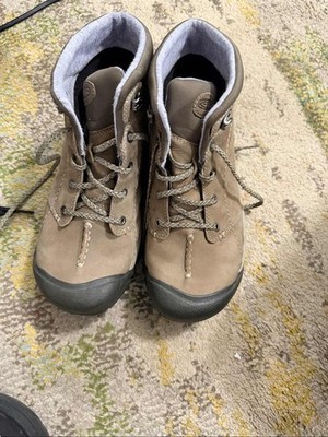 KEEN Targhee II Mid Waterproof Hiking Boots Brown Leather