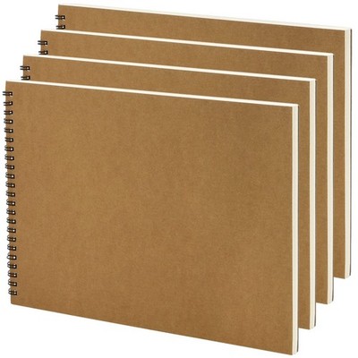 4 Pack A4 Sketchbook, A4 Spiral Sketch Book Drawing Pad Zeichnen Notizblöcke,...