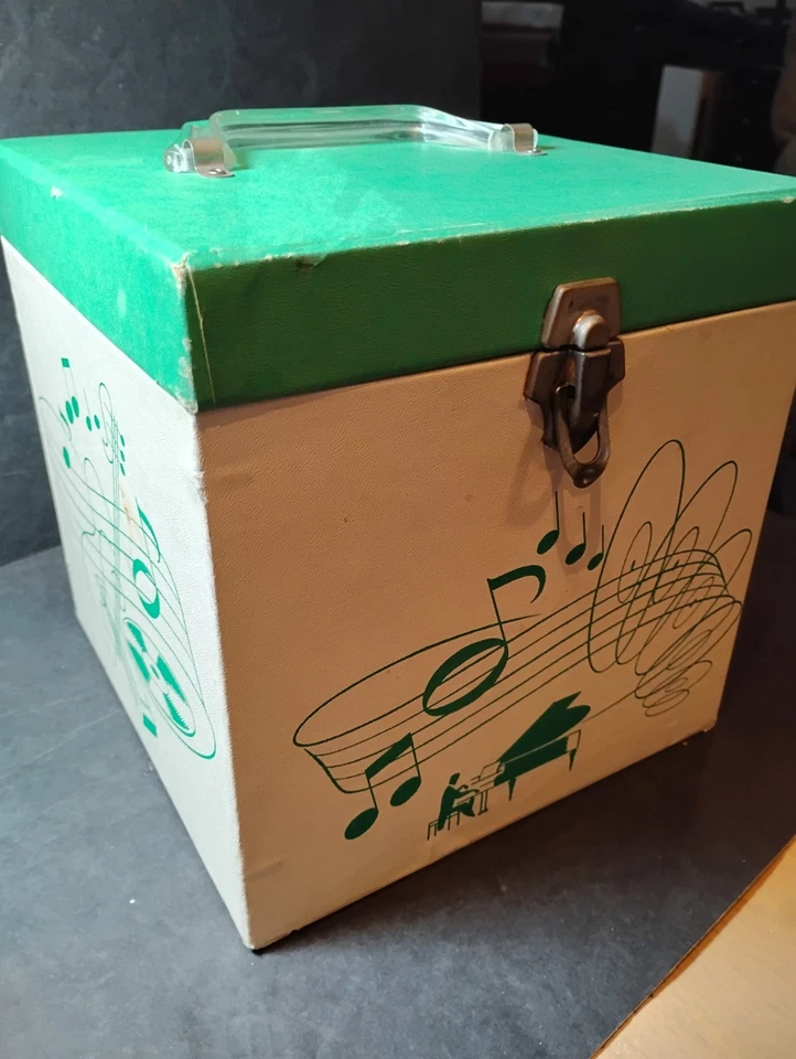 VTG 1960s Lot-80 Vinyl Singles Platter-Pak Case 50+ Artists Beatles Elvis+ Index - Image 2 of 4