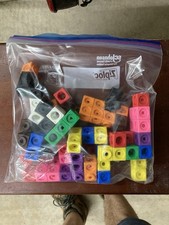 Math Linking Connecting Cubes Multicolor Counting Blocks
