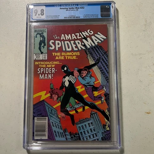 Amazing Spider-Man #252 CGC 9.8 WP 1st Black Suit Key 1984 NM/M