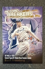 2003 Topps - Series 1 Record Breakers Hank Greenberg #RB-HG
