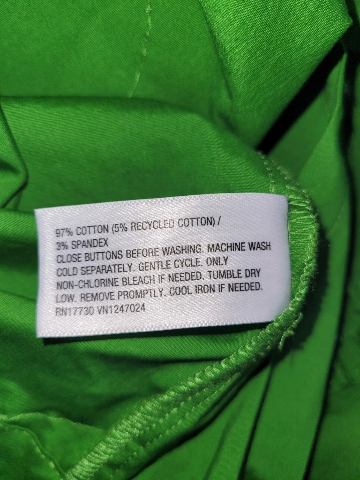 Kate Spade New York x Target Camicia midi a nastro manica corta verde Taglia XL