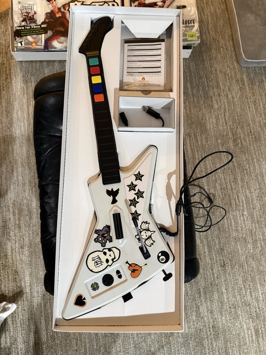 Xbox 360 Guitar Hero 2 Guitar Hero Red Octane X-Plorer Wired