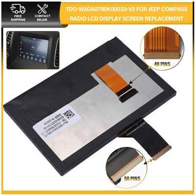 For Jeep Compass Uconnect VP2 7'' Replacement Radio NAV LCD Display Touch Screen