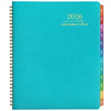 2026 Weekly Appointment Book - Appointment Book 2026 with Soft Cover, Jan 202...
