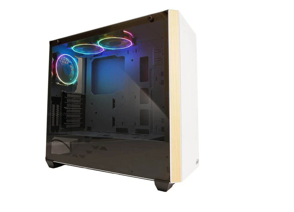 InWin 216 White E-ATX Tempered Glass Computer Case - Image 3 of 4