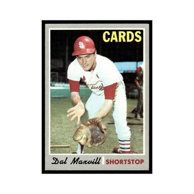 1970 Topps Dal Maxvill Cardinals #503
