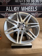 1 X Mercedes E Class AMG 19" Alloy Wheel A2124014602 9.5J REFURBED NO WELDS REAR