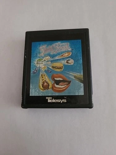 Fast Food - Telesys, 1982 - Atari 2600 Authentic Cartridge Only Working