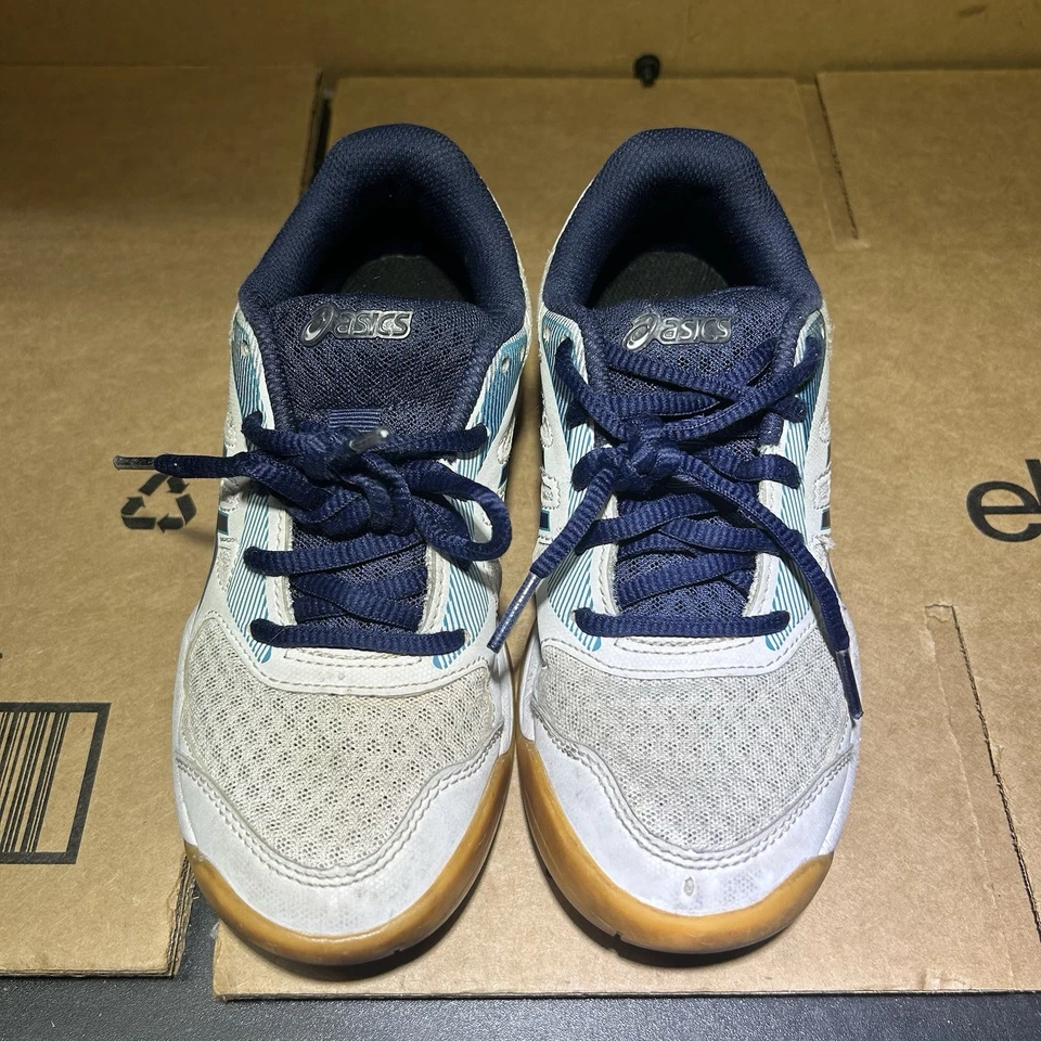 Zapatos de voleibol ASICS Upcourt 5 GS para jóvenes niños/niñas niños talla 2 de EE. UU. Foto 2 de 4