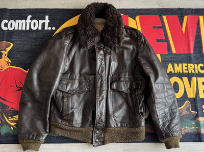 Made in USA 🇺🇸 Vintage Excelled A2 Leather Flying Bomber Jacket