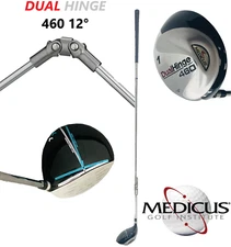 Medicus Kick X Dual Hinge 460 #1 12° Swing Trainer Golf Club Driver Left Hand R