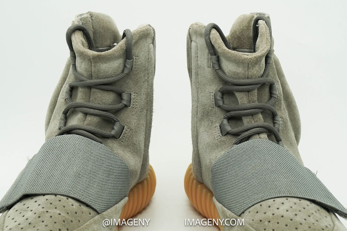 ADIDAS YEEZY BOOST 750 USED SIZE 8 LIGHT GREY GUM GLOW ADIDAS YEEZY BOOST 750 USED SIZE 8 LIGHT GREY GUM GLOW