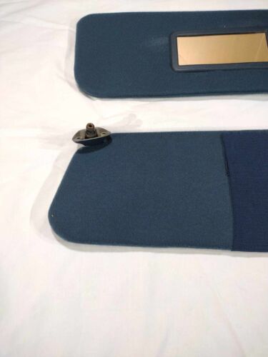 88-94 Chevy GMC Silverado Sierra Tahoe Suburban Sunvisors Set BLUE NEW CLOTH OEM - Picture 2 of 13