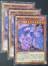Set 3X SHIRYU MECH PYROTECHNIK CBLZ-IT038 Common auf Italienisch YUGIOH