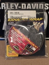 DEI 010102 Black Exhaust Wrap 2" X 15FT'
