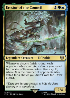 NM Erestor of the Council, MTG, Lord of the Rings, Magic the Gathering, 53