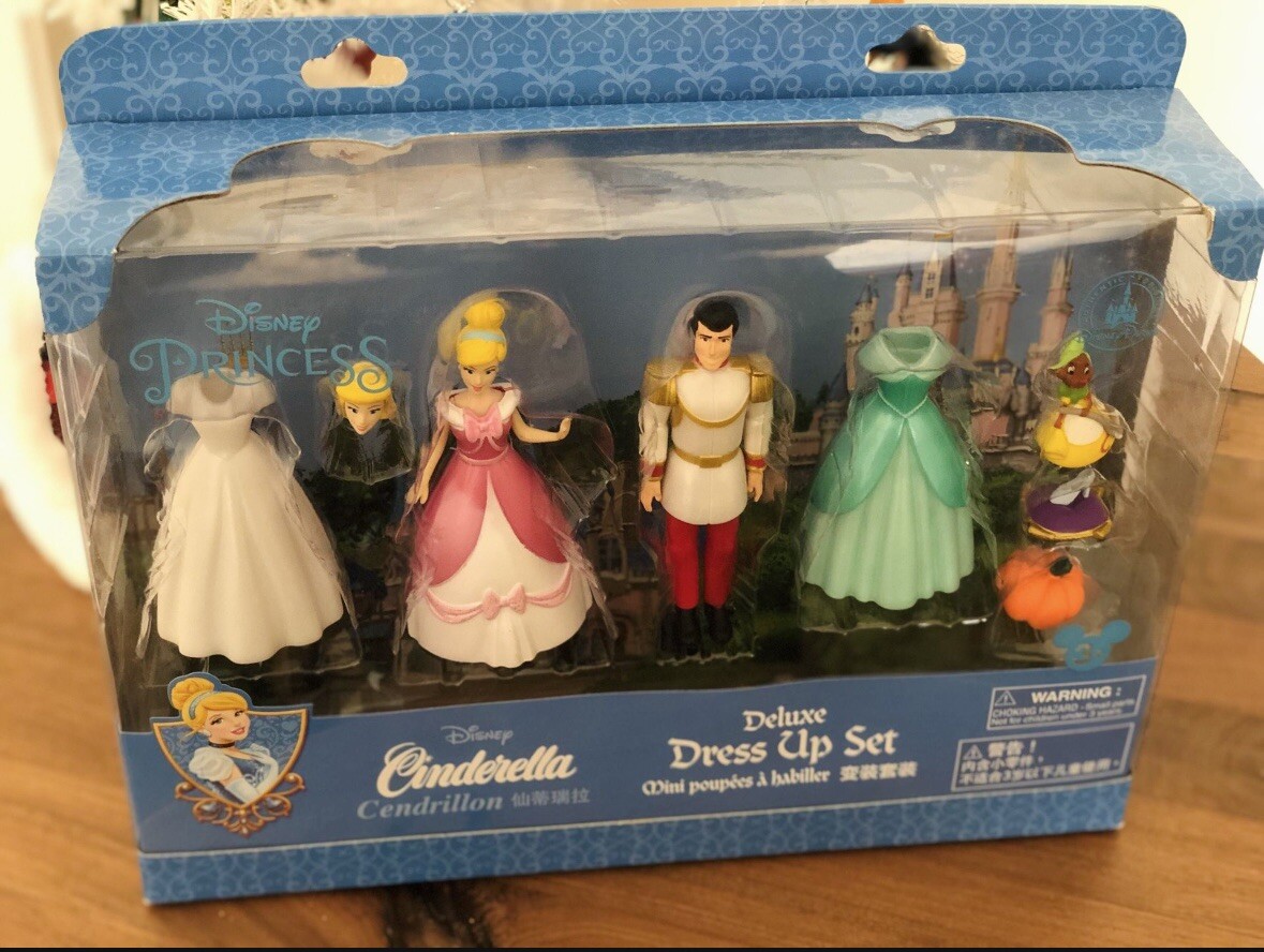 Disney Parks Princess Cinderella Mini Doll Dress Up Deluxe