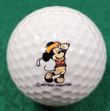Vintage Mickey Mouse Logo Golf Ball - Mickey Mouse Disney Logo Golf Ball