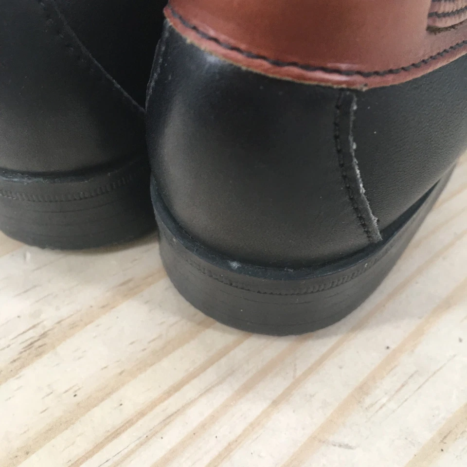 Sebago Shoes Womens 7 Boat Black Kiltie Tassel Moc Toe Slip On Casual Block Heel - Image 4 of 4