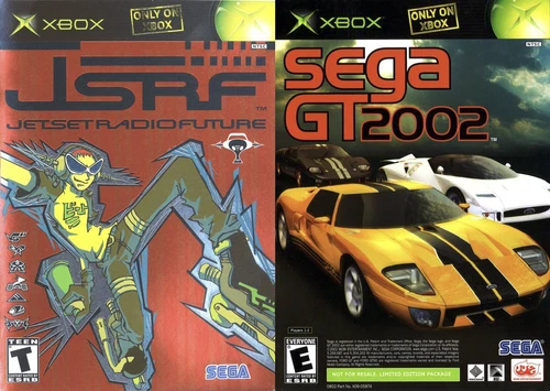 JSRF Jet Set Radio Future & Sega GT 2002 (Original Xbox) Case & Game Disc NM!