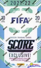 2021/22 Panini Score FIFA EXCLUSIVE Factory Sealed Box-200 Cards-8 PARALLELS!