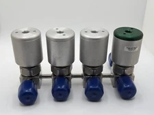 Swagelok 6LV-DAC111P-C 250-41774 Swagelok 6LV-DAL13P-O USED 4X Manifold