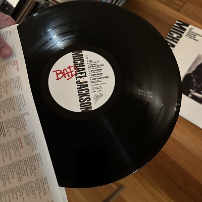 Michael Jackson Bad [Vinyl] (OE40600) 1987 Original Press W/lyrics