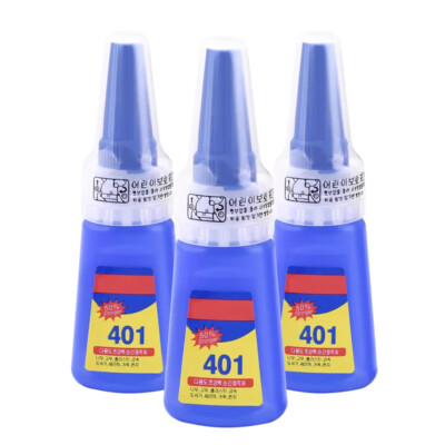 For 401 Glue Instant Fast Adhesive Sticker 20g Super Strong Multi-Purpose Liquid