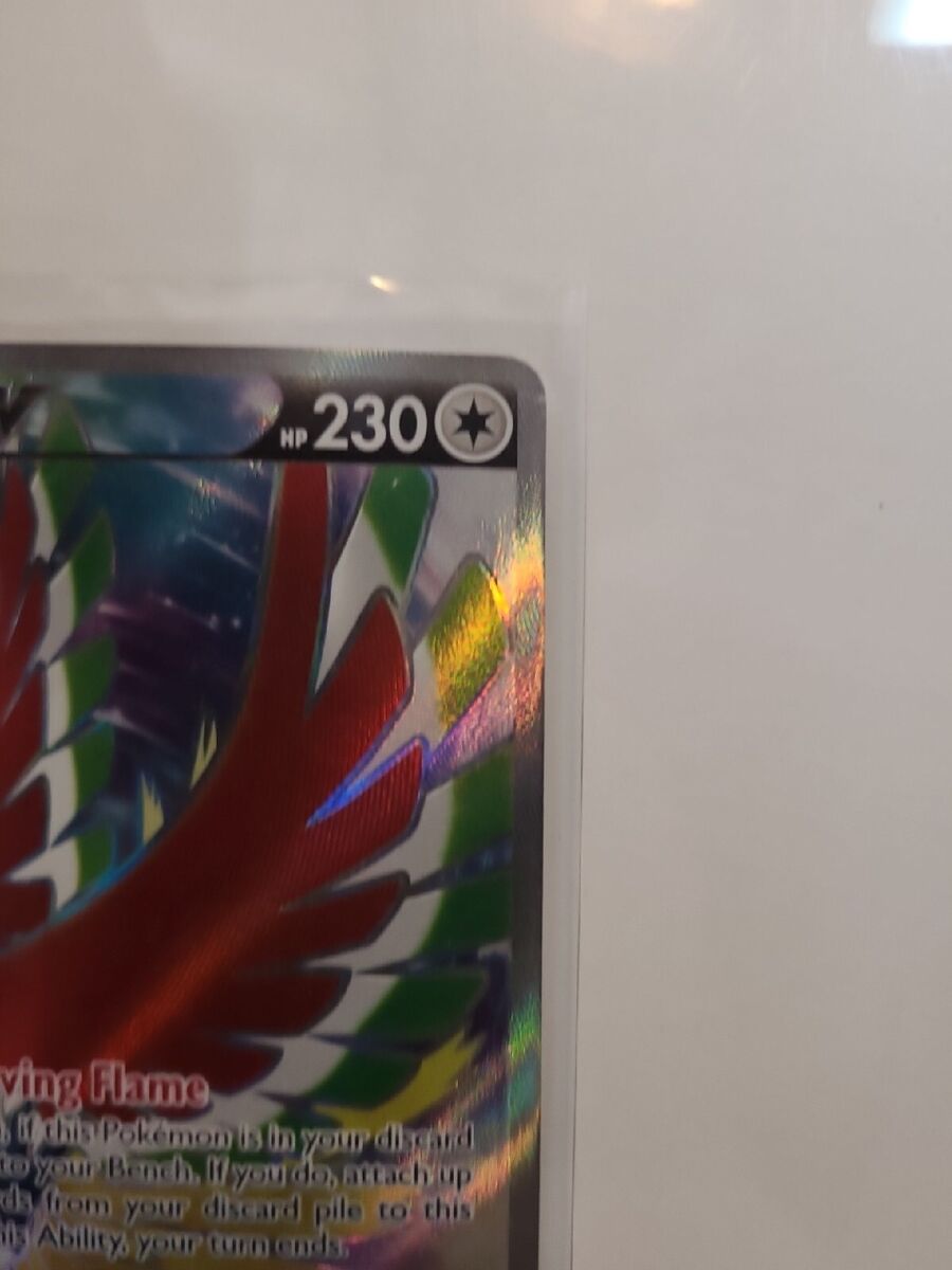 Ho-Oh V 187/195 Full Art Ultra Rare Silver Tempest Pokémon TCG NM