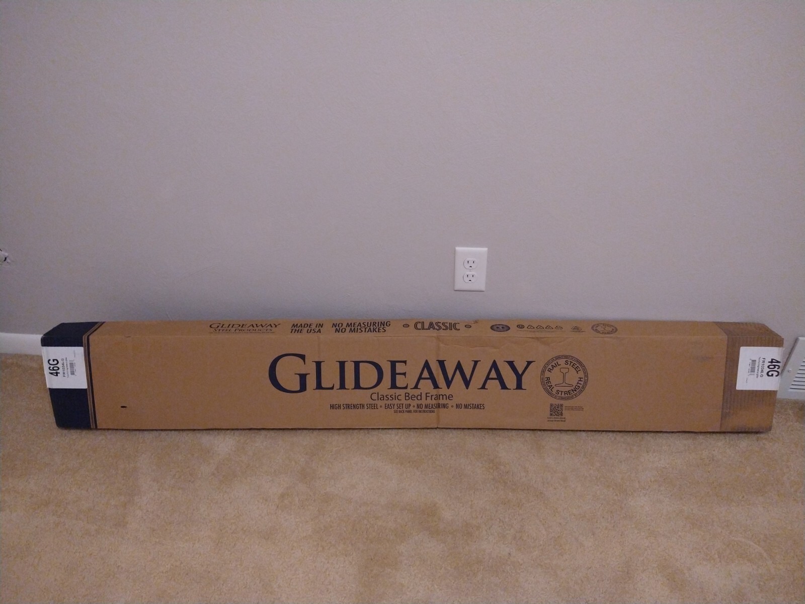 Glideaway Twin and Full size adjustable metal bed frame