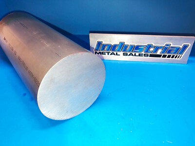 5" Diameter Aluminum 6061 Round Rod – 2.2" Long Solid Bar Stock, T6511 Temper, Lathe Ready