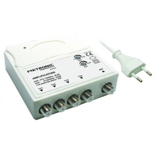 Amplificatore segnale per antenna tv da interno digitale terrestre lineare x uhf - Immagine 3 di 4