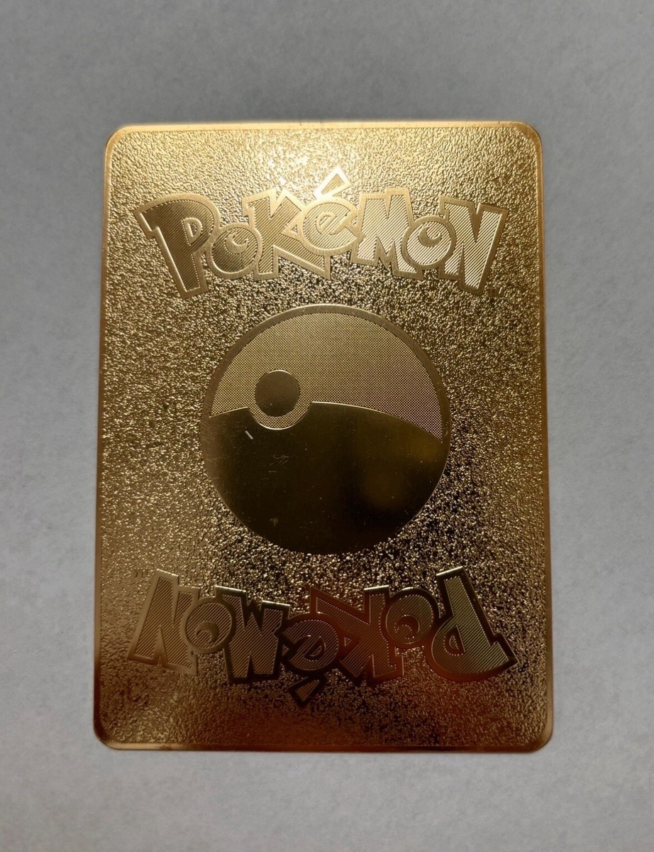 gold metal pokemon card Pikachu VMAX Age Group Charizardblastoisevenusaur Gold Metal Pokemon Cards