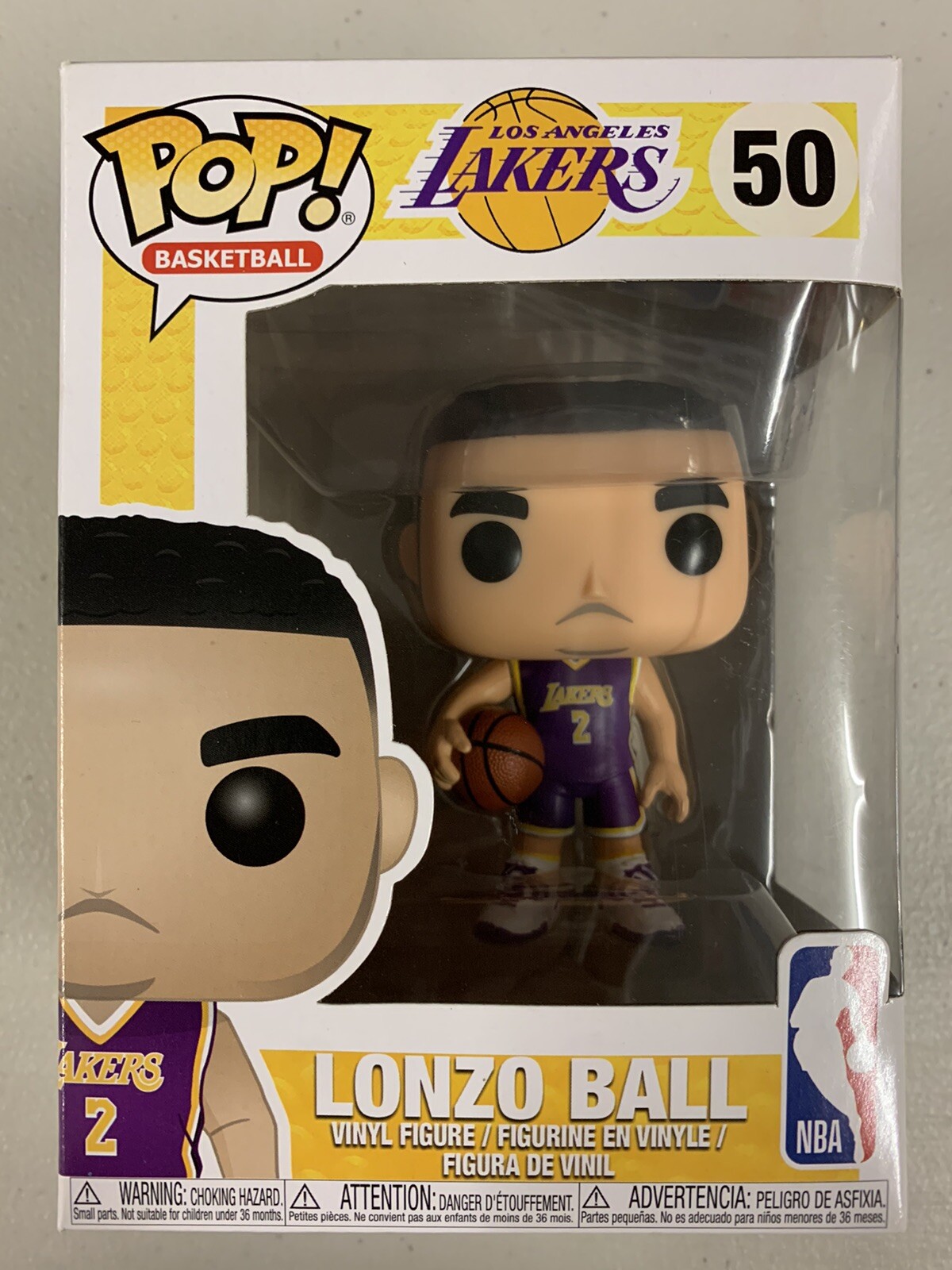 Lonzo Ball 50 ~ Nba: Los Angeles Lakers ~ Funko Pop Vinyl ~ Basketball