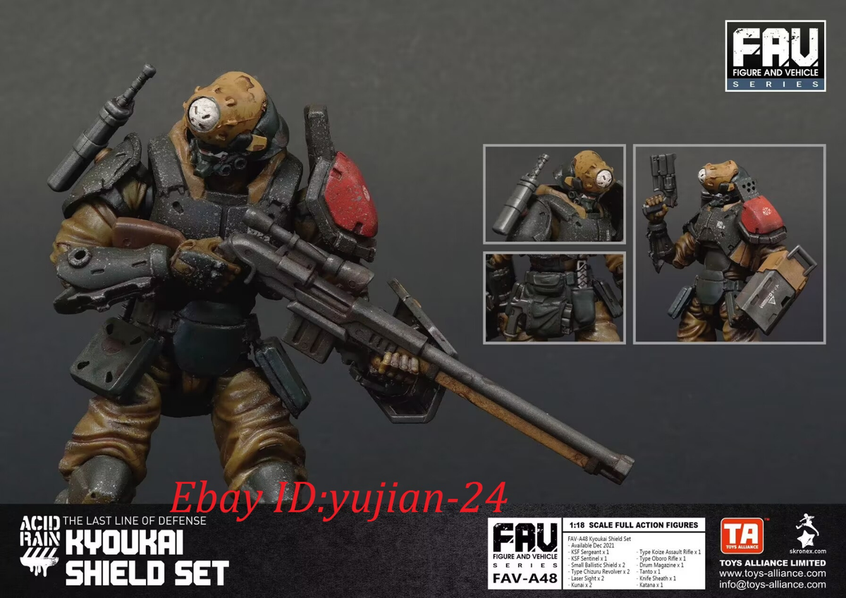 Acid Rain WORLD FAV-A48 Kyoukai Shield Set Movable Action Figure 1