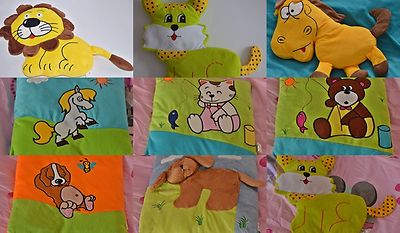 Neu Bett Sofakissen Stofftier Weich Kissen Kinderzimmer Kuscheln Schlaf Freund 