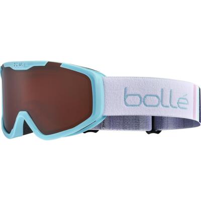 Bolle Rocket Kid's Goggles Youth Blue White Matte Rosy Bronze
